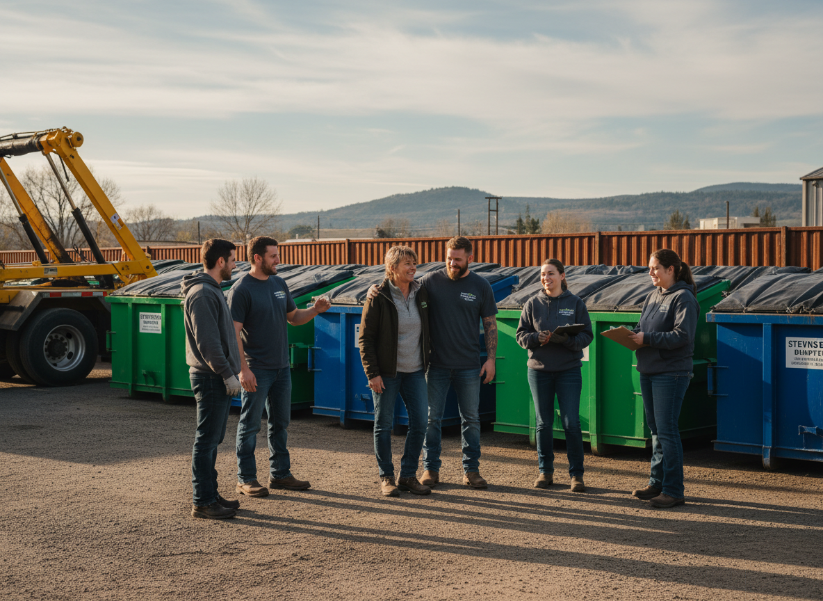 True Dumpster Rental Stevenson team