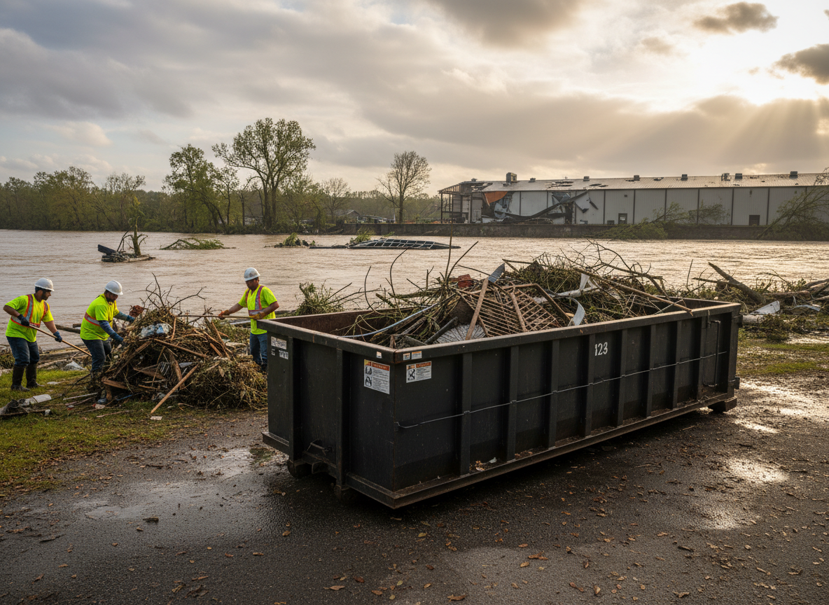 Managing Storm Debris from Commercial Properties Near the Tennessee River